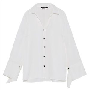 Zara Satin Shirt.